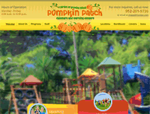 Tablet Screenshot of mypumpkinpatchchildcare.com